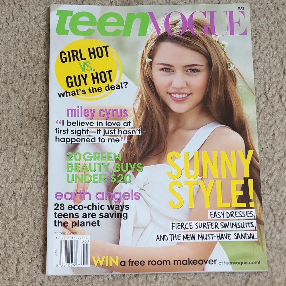 Miley Cyrus Teen Vogue Magazine